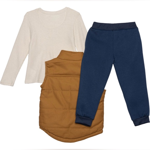 Original Weatherproof Vintage Children's Tan Puffer Vest Size:Small (8) NWT - Picture 3 of 11